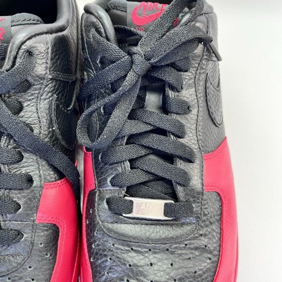 Nike Air Force 1 Low Black Size 11 Black & Red 318274-001 2007 - Picture 6 of 16